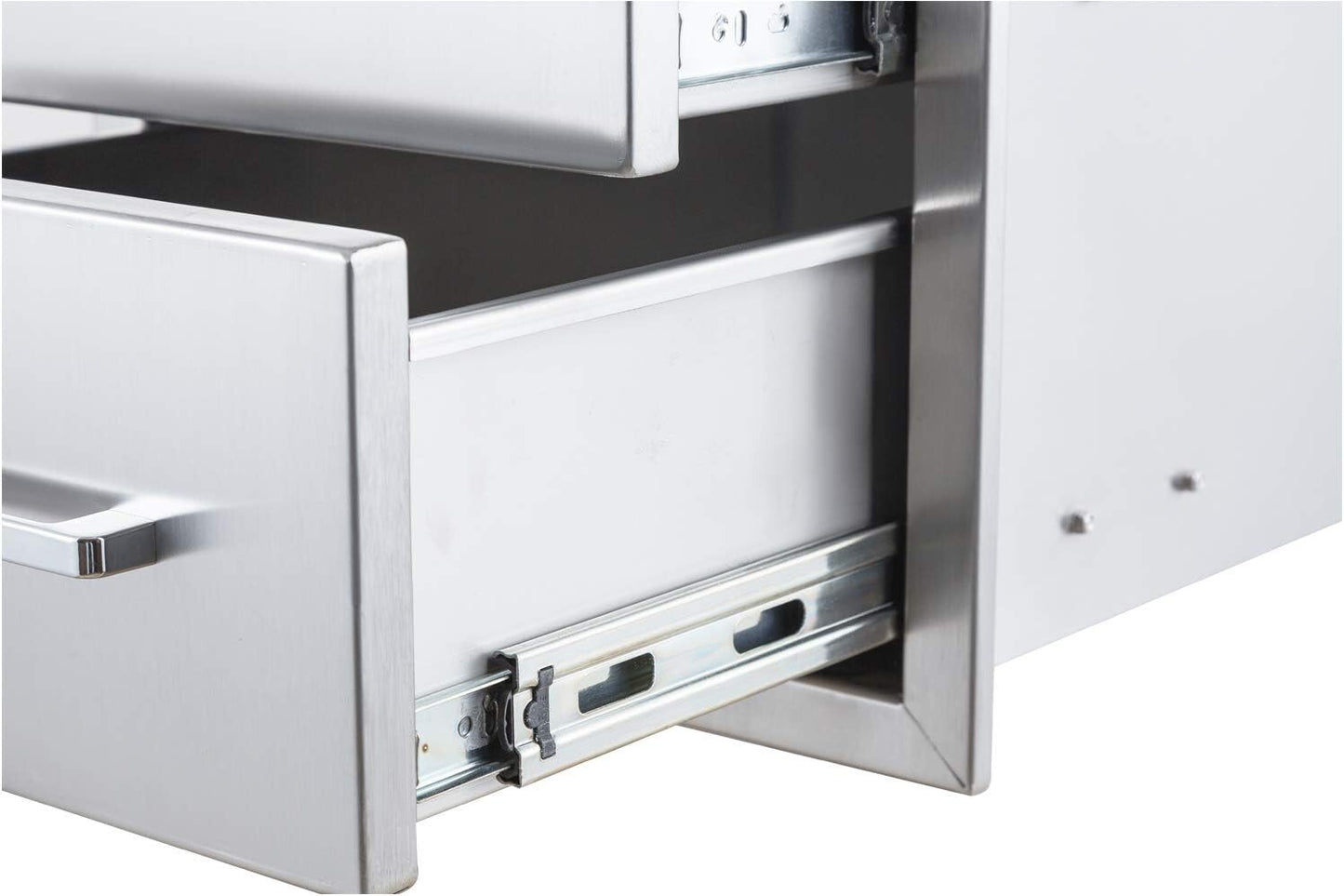 Outdoor Kitchen Drawers Stainless Steel 3-Drawer BBQ Drawer 18"W x 23"H x 23"D