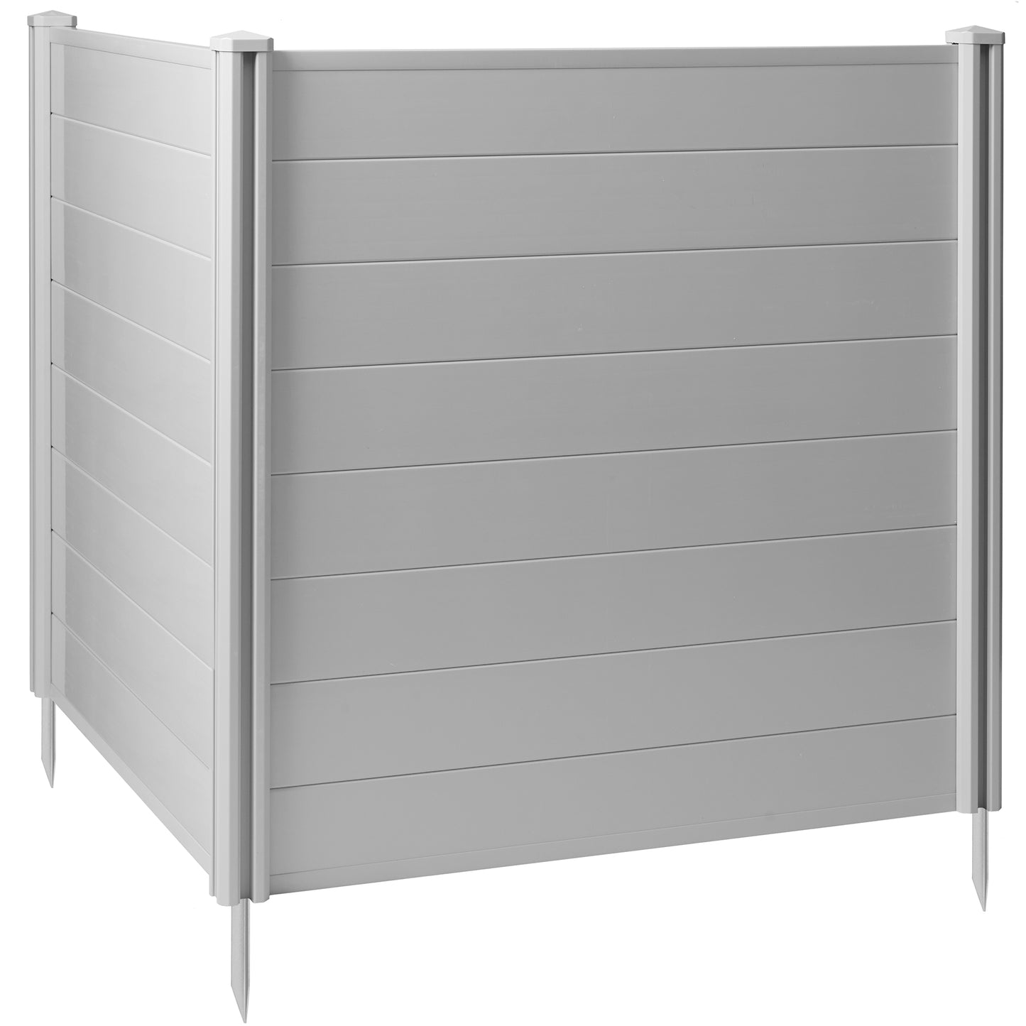 Privacy Screen - Outdoor Vinyl Fence Panel Enclosure for AC / Trash Bins