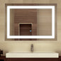 Illuminated LED Bathroom Vanity Mirrors with Lights Modern Makeup Wall Mirror