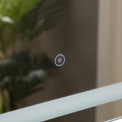 Illuminated LED Bathroom Vanity Mirrors with Lights Modern Makeup Wall Mirror