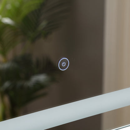 Illuminated LED Bathroom Vanity Mirrors with Lights Modern Makeup Wall Mirror