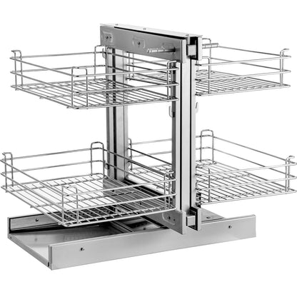 36" Left/Right Blind Corner Kitchen Cabinet Organizer Pull Out Organizer