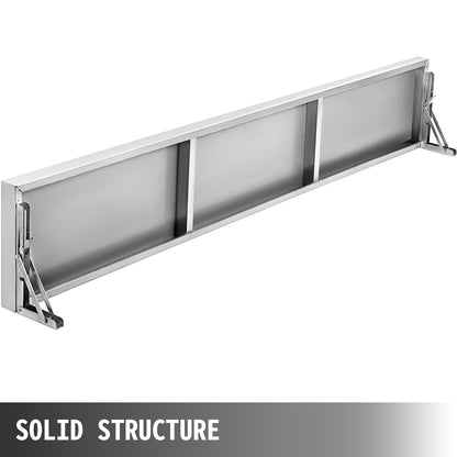 4,6,8 Foot Shelf for Concession Window Food Folding Truck Accessories Business