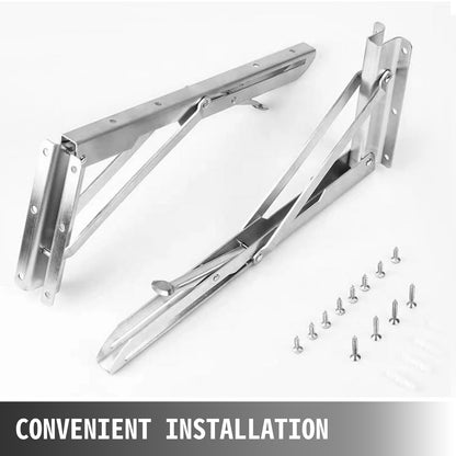 4, 6, 8FT Shelf for Concession Window Food Truck Accessories Business Stainless