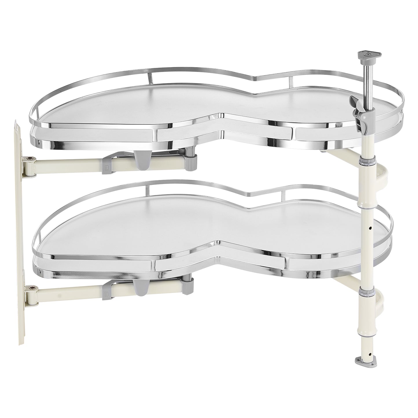 36" Left/Right Blind Corner Kitchen Cabinet Organizer Pull Out Organizer