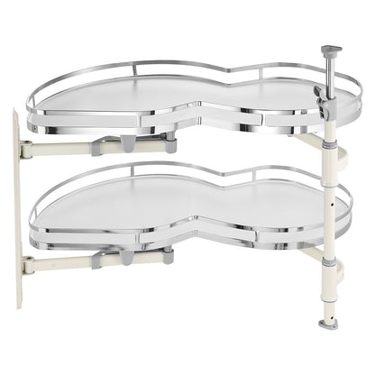 36" Left/Right Blind Corner Kitchen Cabinet Organizer Pull Out Organizer