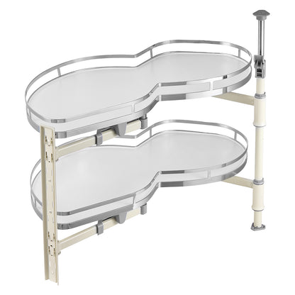 36" Left/Right Blind Corner Kitchen Cabinet Organizer Pull Out Organizer