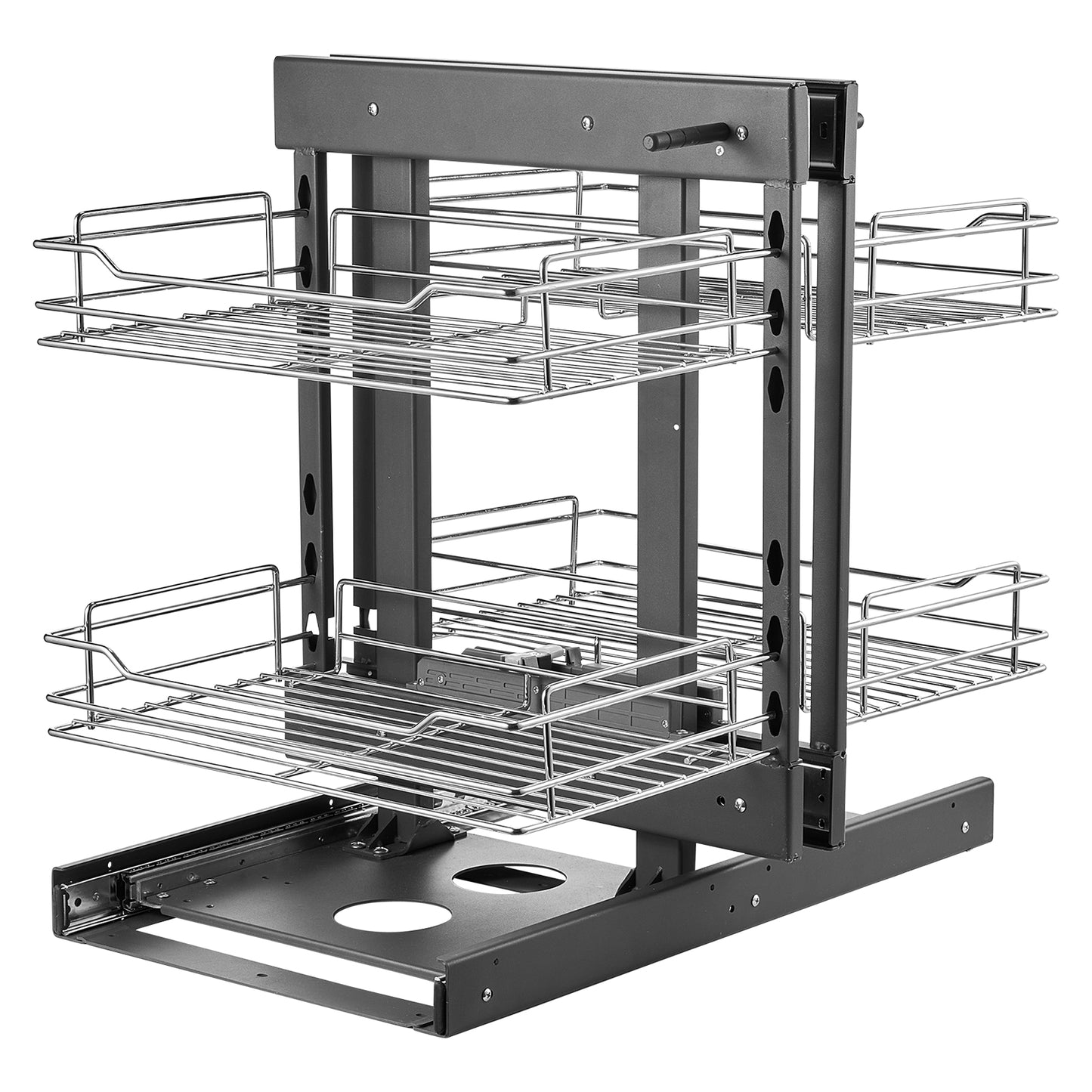 36" Left/Right Blind Corner Kitchen Cabinet Organizer Pull Out Organizer