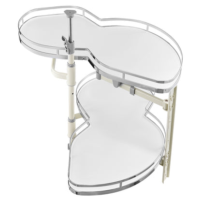 36" Left/Right Blind Corner Kitchen Cabinet Organizer Pull Out Organizer