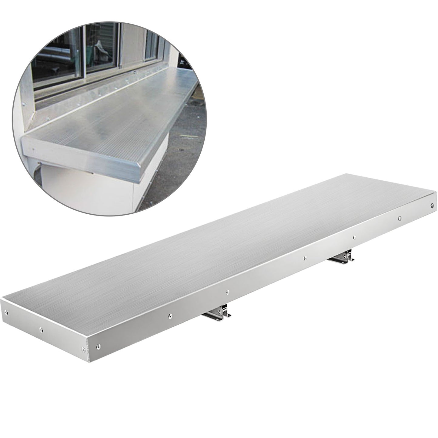 4,6,8 Foot Shelf for Concession Window Food Folding Truck Accessories Business