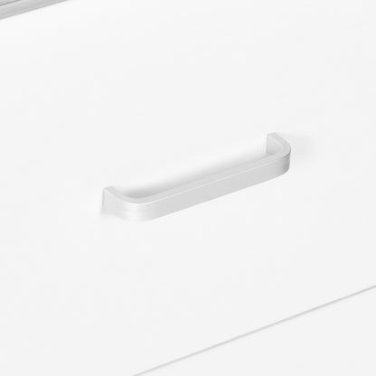 55 inch LED Computer Desk Office Desk with Drawer Gaming Desk with Power Outlets