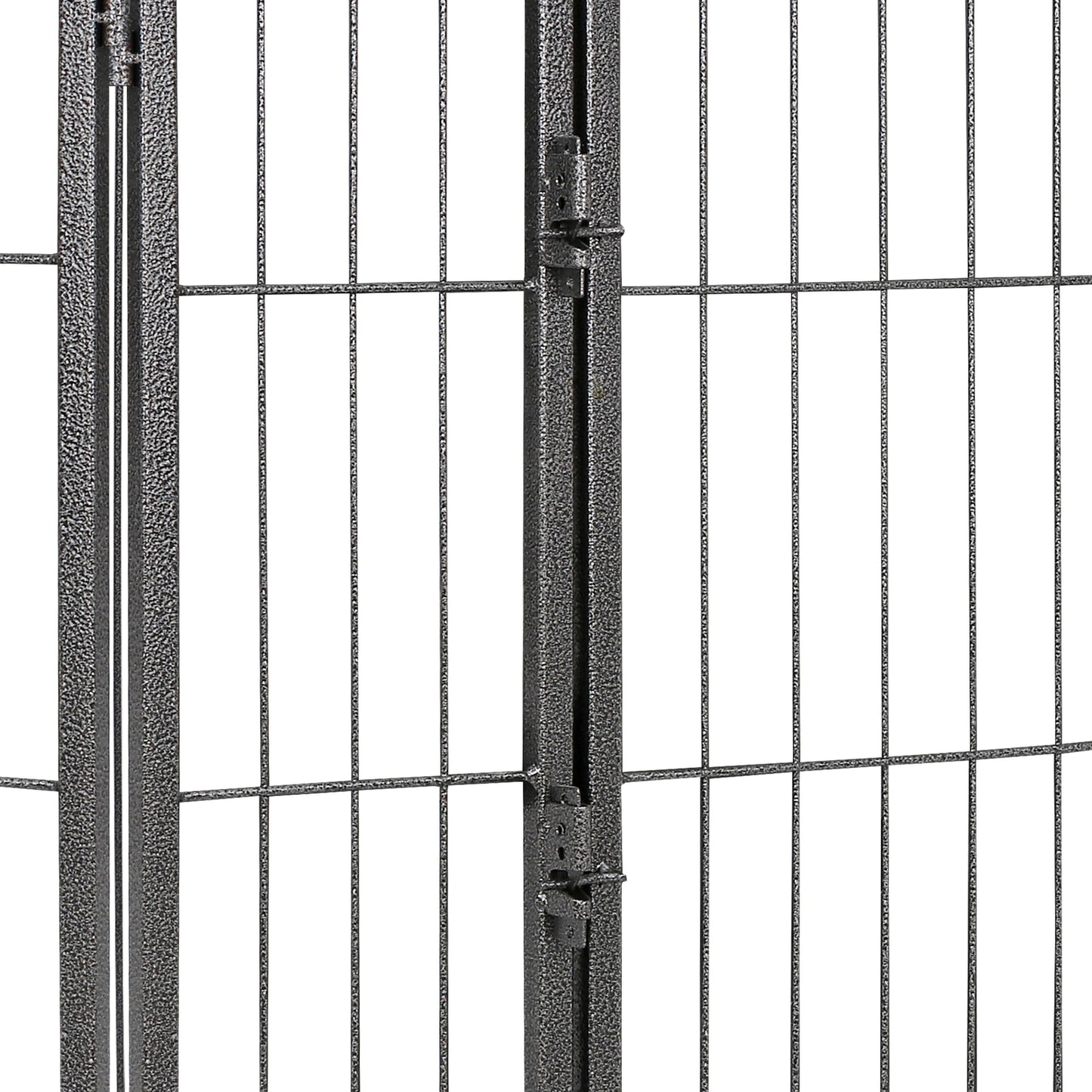 Dog Playpen 32" Large Metal Exercise Puppy Pen Pet Fence Outdoor 16 Panels Black