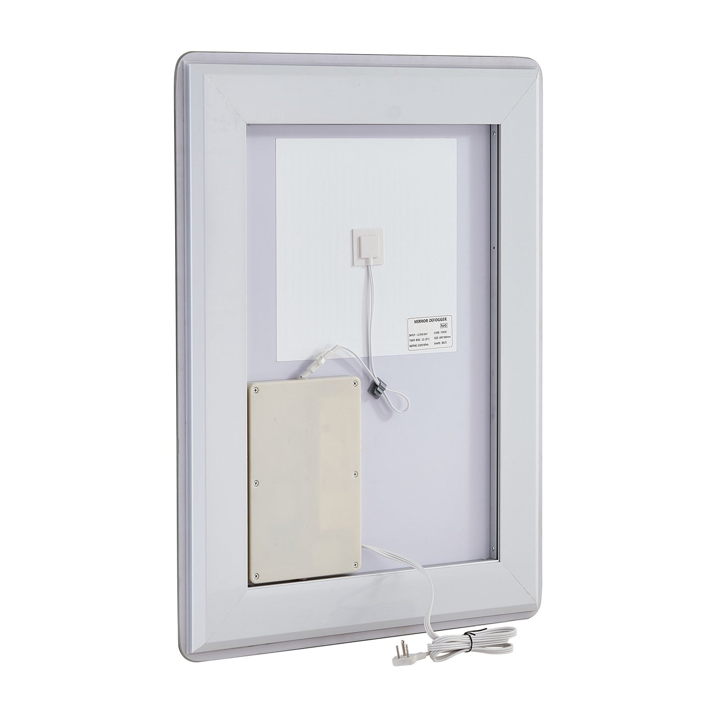 24x32'' LED Bathroom Mirror Wall Vanity Mirror Dimmable Anti-fog Front Backlit