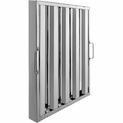 6PCS 20"x20" Stainless Steel Hood Grease Commercial Exhaust Filter Baffle