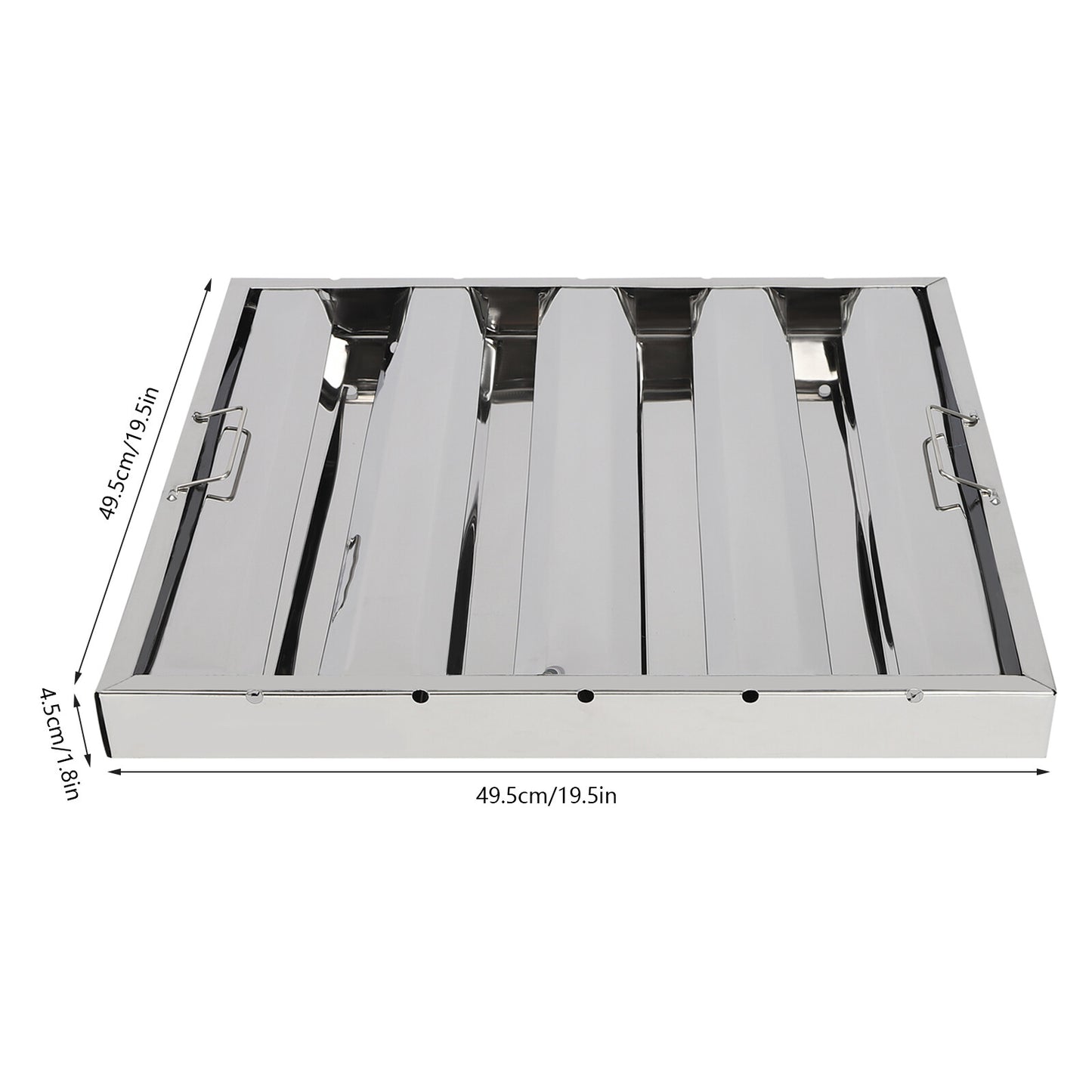 20"X20" Commercial Hood Filters 6 Pcs Stainless Steel Hood Grease Filter Baffle
