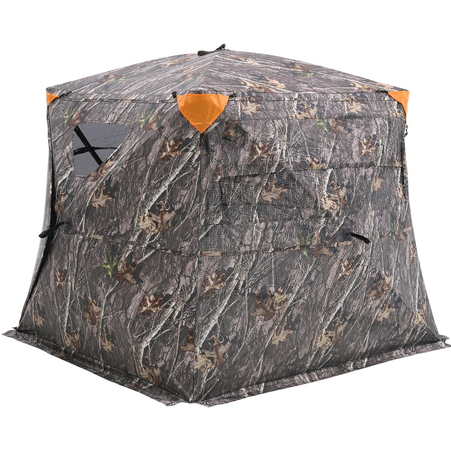 Uimoso Hunting Blind 270° See Through Ground Blind One-Way Mesh for 4-5 Person
