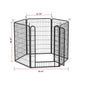 Pet Dog Playpen Fence 39" Indoor Outdoor Exercise Pen RV Camping Yard 6-16Panels