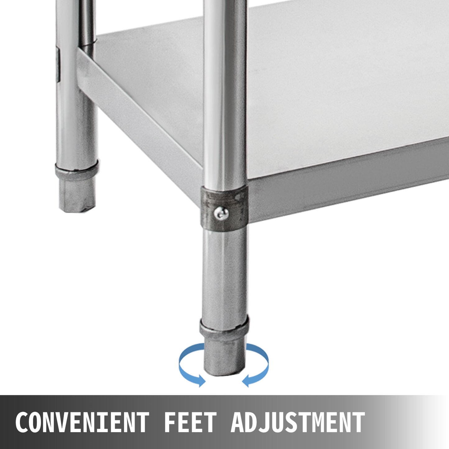 Kitchen Shelves Shelf Rack Stainless Steel Shelving and Organizer Units 4/5 Tier