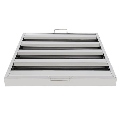 20"X20" Commercial Hood Filters 6 Pcs Stainless Steel Hood Grease Filter Baffle