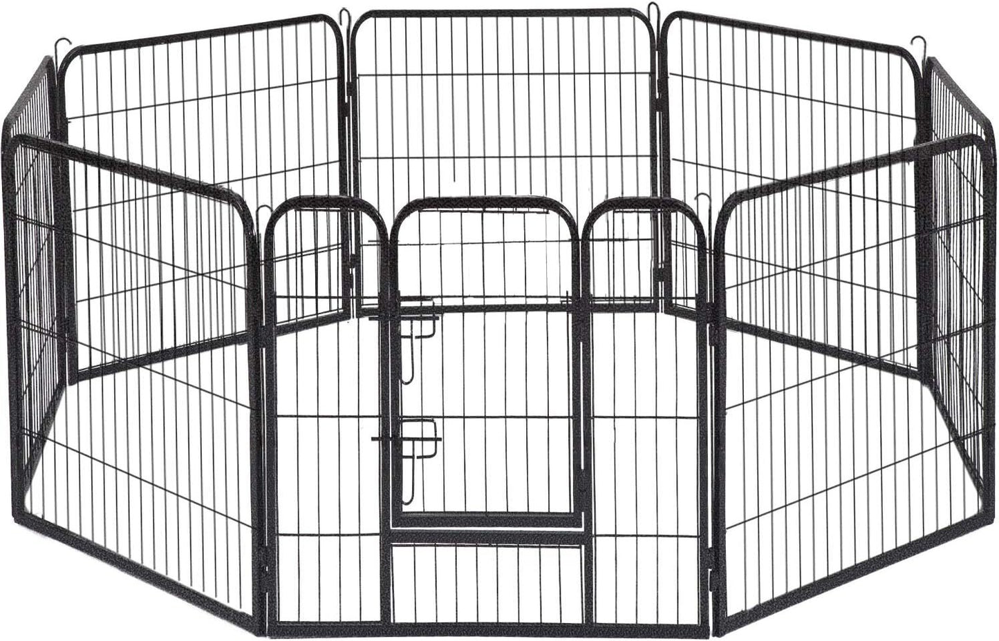 Dog Playpen 40'' 8 Panel Heavy Duty Pet Playpen Dog Exercise Pen Cat Fence