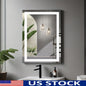 LED Bathroom Vanity Mirror Anti-Fog Lighted Smart Mirror Adjustable Brightness