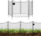 VIVOSUN 27.4x32.9inch Decorative Garden Fence Rustproof No Dig 4 Panels + 1 Gate