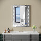 28 x 36in LED Bathroom Mirror Dimmable Anti-fog Wall Vanity Touch Makeup Mirror