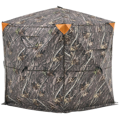 VEVOR Portable Hunting Blind See Through Ground Deer Blinds 6-7 Person Carrying
