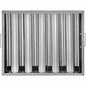 6PCS 20" x 16" Stainless Steel Hood Grease Commercial Exhaust Filter Baffle
