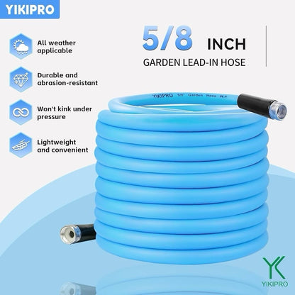 Garden Hose 100 Ft X 5/8” Hot/Cold Heavy Duty Water Hose,-40°F to 150°F
