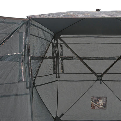 Uimoso Hunting Blind See Through Ground Deer Blinds 2-3 Person Carrying Bag