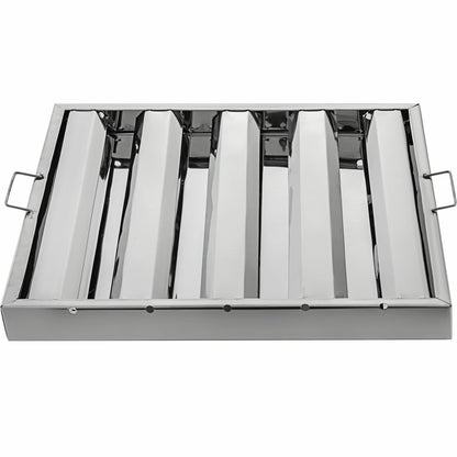 6PCS 20"x20" Stainless Steel Hood Grease Commercial Exhaust Filter Baffle