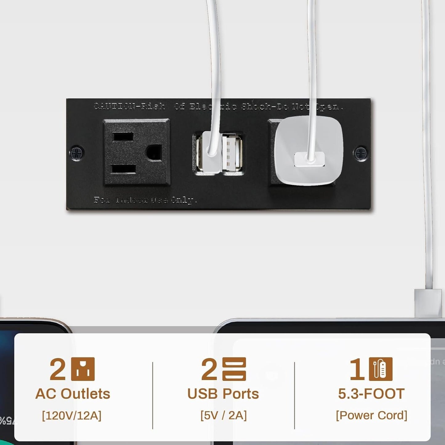 L Shaped Computer Desk, 63" Reversible Office Desk w/Storage Shelves &LED Lights