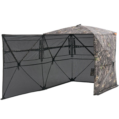 Uimoso Hunting Blind See Through Ground Deer Blinds 2-3 Person Carrying Bag