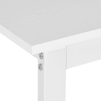 55 inch LED Computer Desk Office Desk with Drawer Gaming Desk with Power Outlets