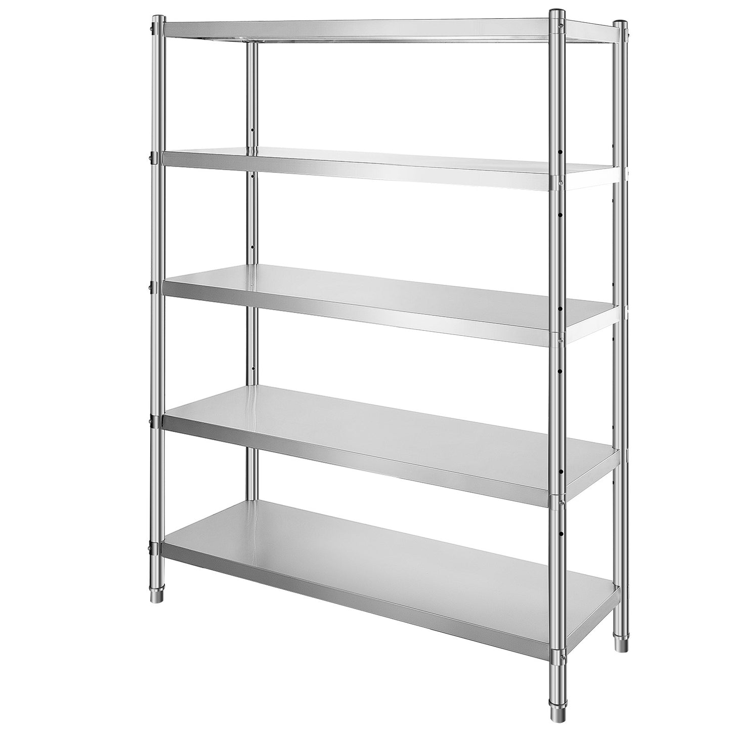 Uimoso 5-Tier Kitchen Shelves Shelf Rack 72in Stainless Steel Shelving Organizer