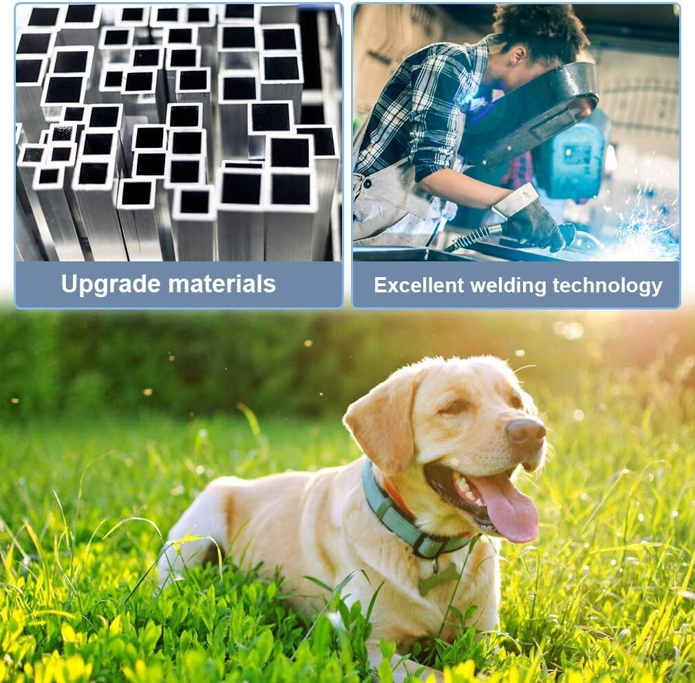 Dog Playpen 40'' 8 Panel Heavy Duty Pet Playpen Dog Exercise Pen Cat Fence