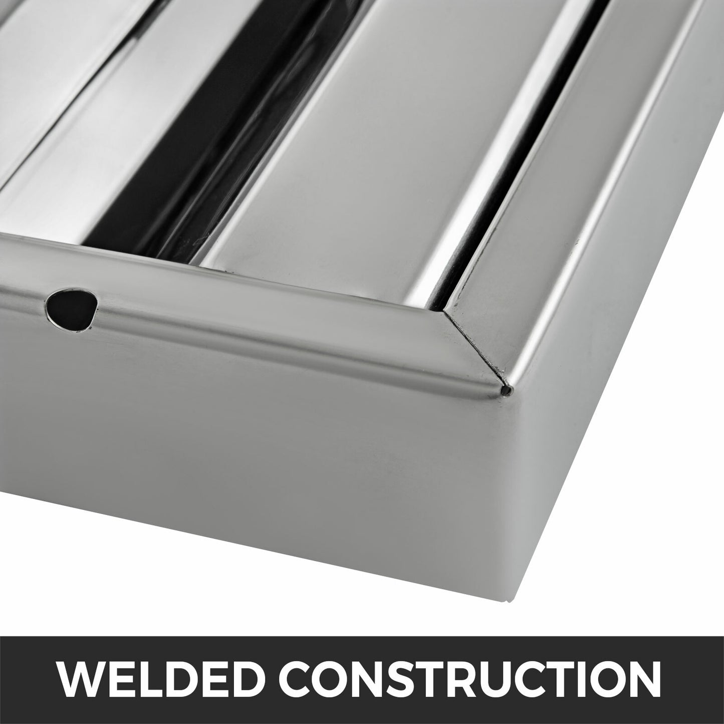 6PCS 20"x20" Stainless Steel Hood Grease Commercial Exhaust Filter Baffle