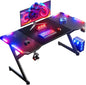 40/47/55/63 inch Gaming Desk with LED RGB Ergonomic Computer Table Gamer Desk