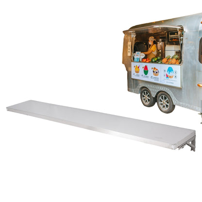 4, Foot Shelf for Concession Window Food Folding Truck Accessories Business