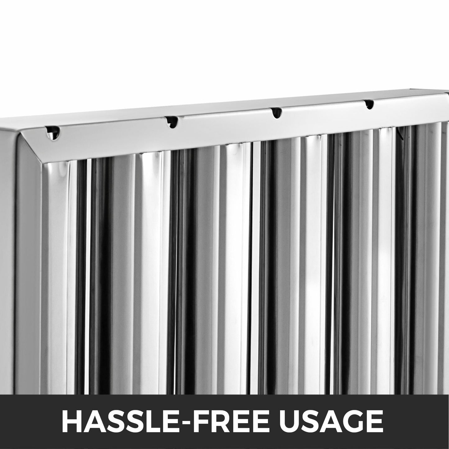6PCS 20" x 16" Stainless Steel Hood Grease Commercial Exhaust Filter Baffle