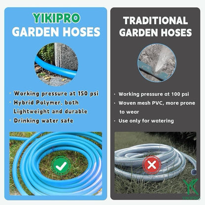 Garden Hose 100 Ft X 5/8” Hot/Cold Heavy Duty Water Hose,-40°F to 150°F