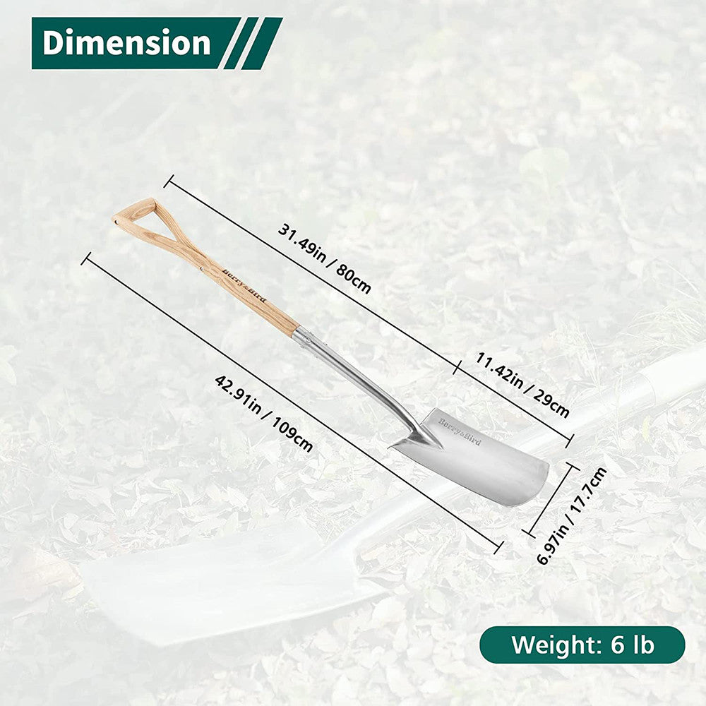 Berry&Bird 2 Pcs Gardening Digging Tools Long Handle Shovel Fork For Planting US