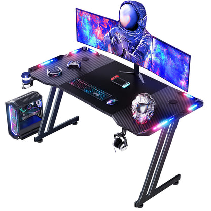 47/55/63 Inch LED Gaming Desk Gaming Table RGB Computer Desk Gamer Workstations