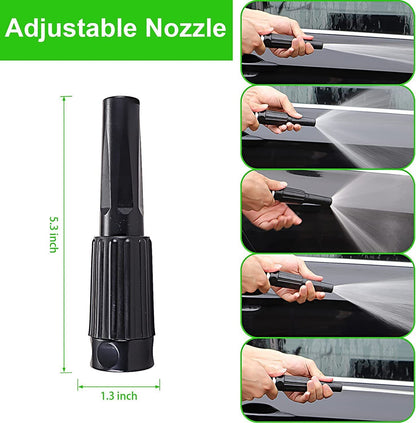 75FT 304 Stainless Steel Metal Garden Water Hose Kink Proof Flexible Heavy Duty