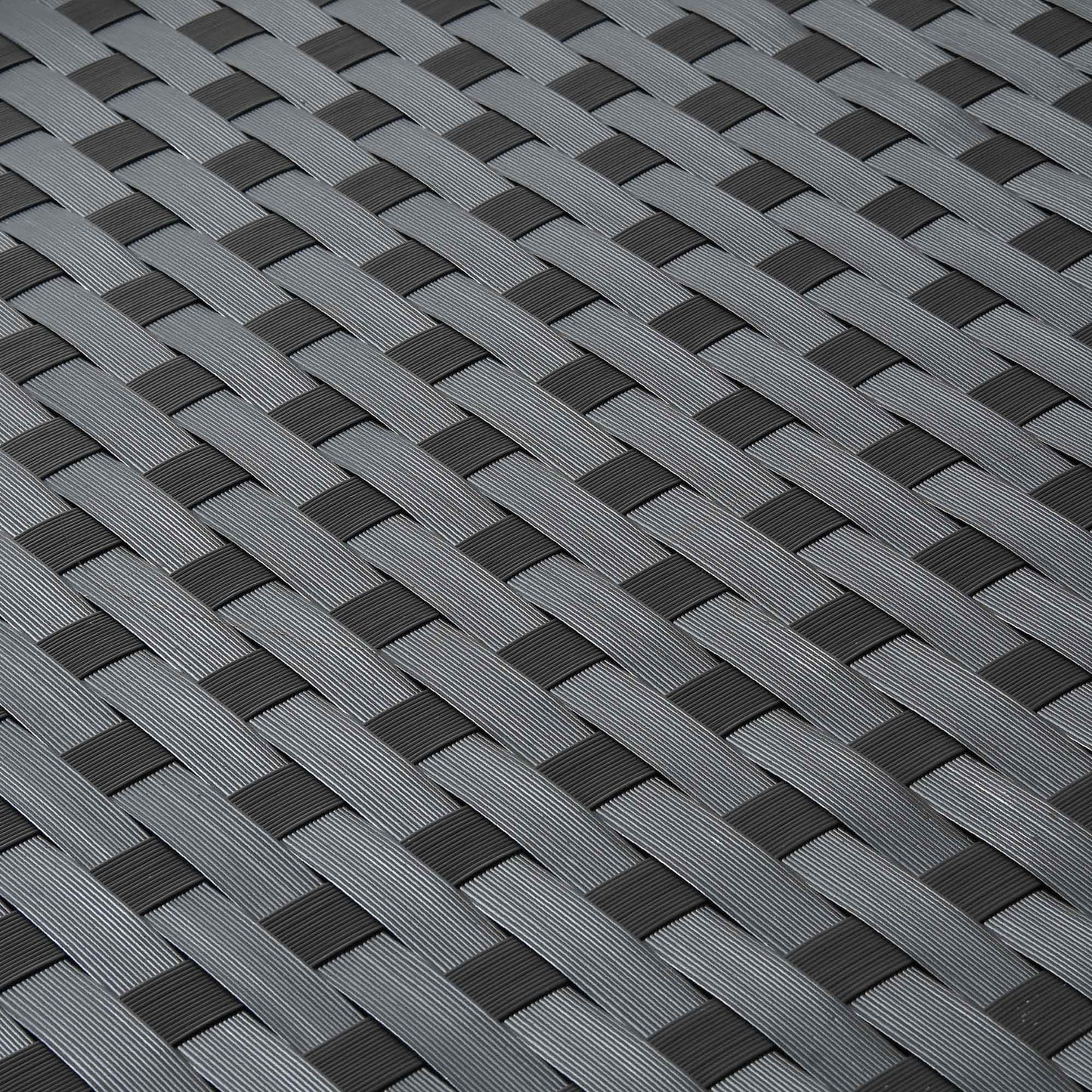 230 Gallon Large PE Rattan Wicker Deck Box Waterproof Outdoor Toy Storage Boxes