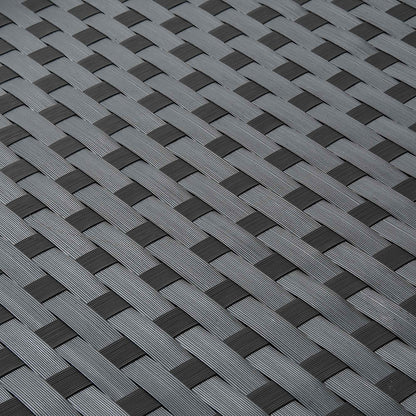 230 Gallon Large PE Rattan Wicker Deck Box Waterproof Outdoor Toy Storage Boxes