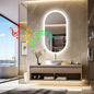 LED Bathroom Mirror Anti-fog Wall Vanity Mirror Bluetooth Intelligent Display HD