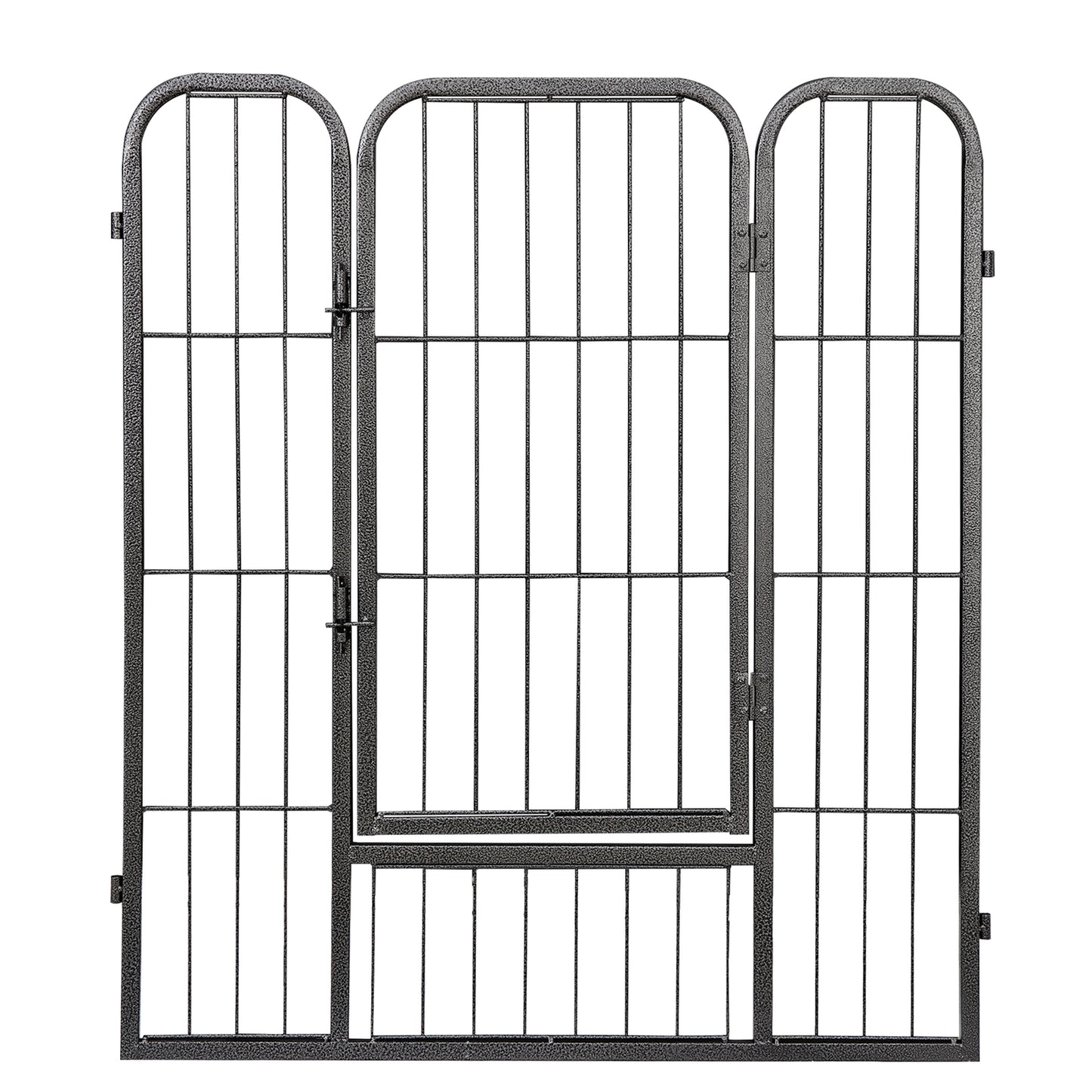 Dog Playpen 32" Large Metal Exercise Puppy Pen Pet Fence Outdoor 16 Panels Black