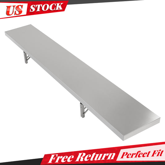 6FT Concession Stand Shelf for Window Trailer Food Truck Folding New